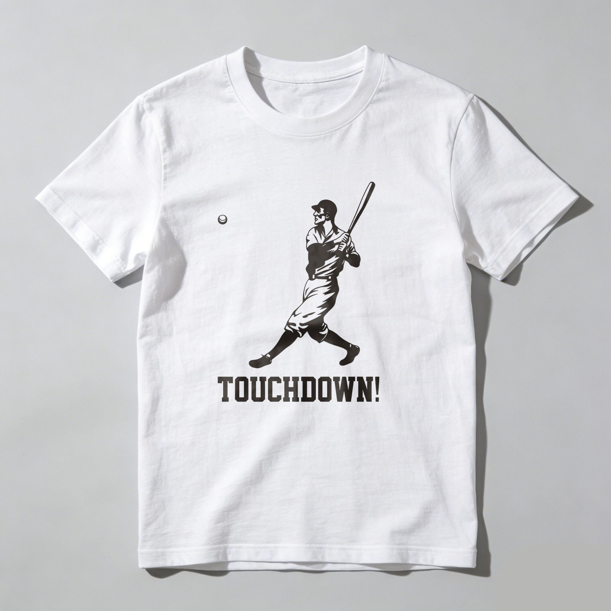 Dorawear™Baseball Bat Swinging Touchdown Tee