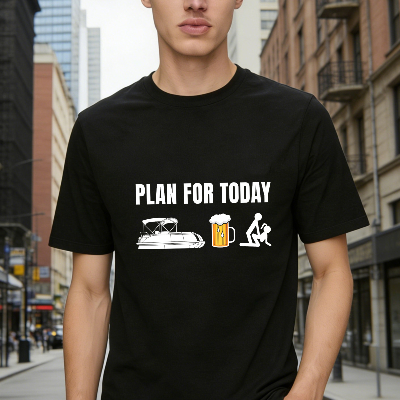 Dorawear™ Plan For Today Boat Beer And Yoga Unisex Classic T-shirt