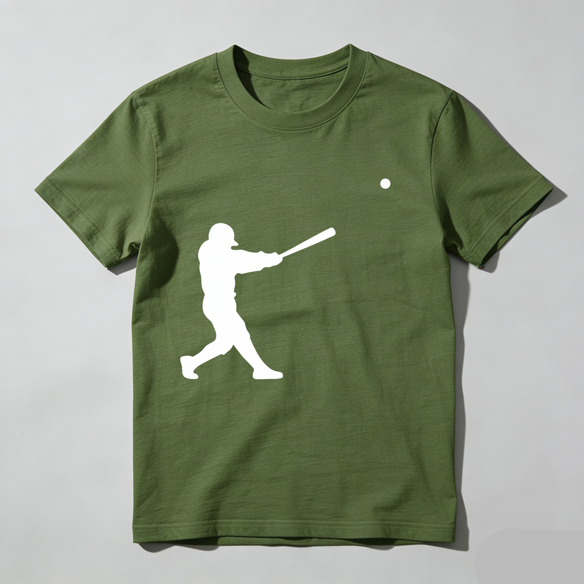 Dorawear™ Baseball Player Swinging Bat With Ball  T Shirt