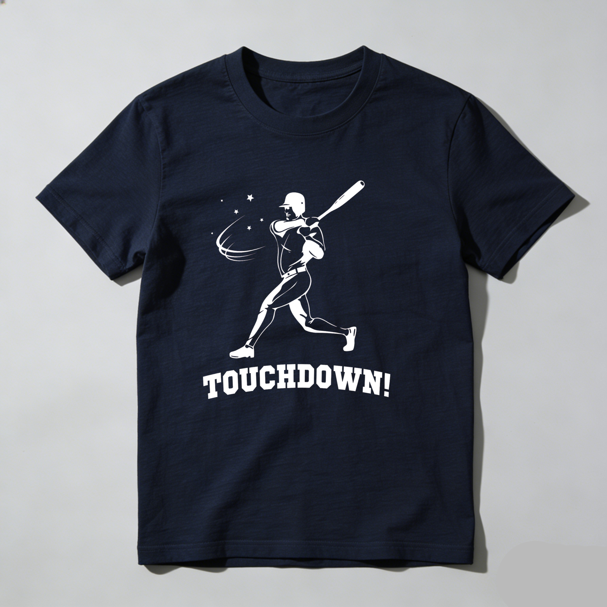 Dorawear™ Baseball Player Batting Touchdown Graphic T-Shirt