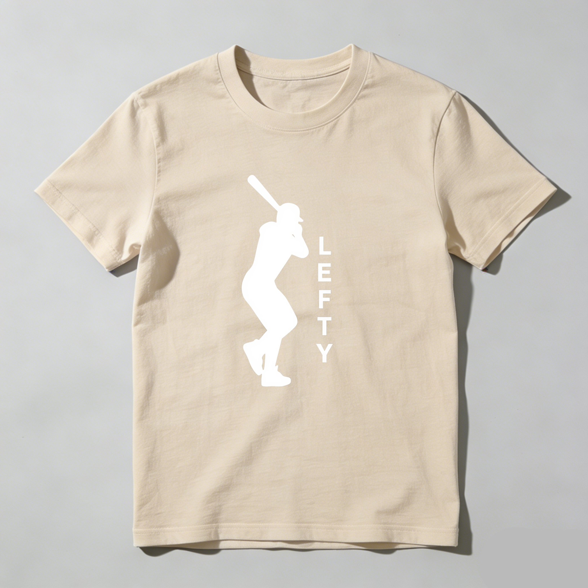 Dorawear™ Lefty Batter Silhouette Design Print  T Shirt