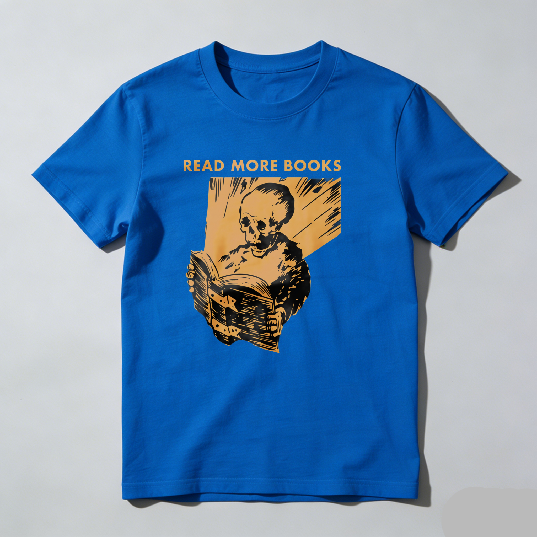 Dorawear™ Read More Books Skeleton Reading Book T Shirt