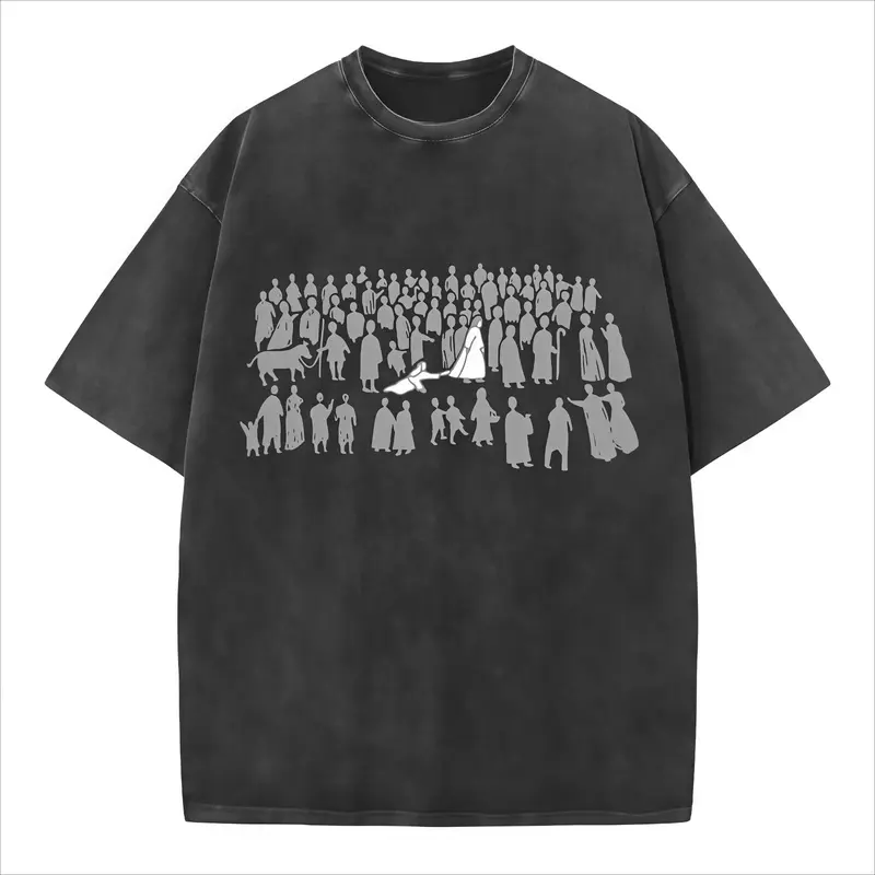 Women's Christian Printed Short-Sleeve Round-Neck 100% Cotton Fitted T-Shirt - "By His Wounds We Are Healed" Graphic