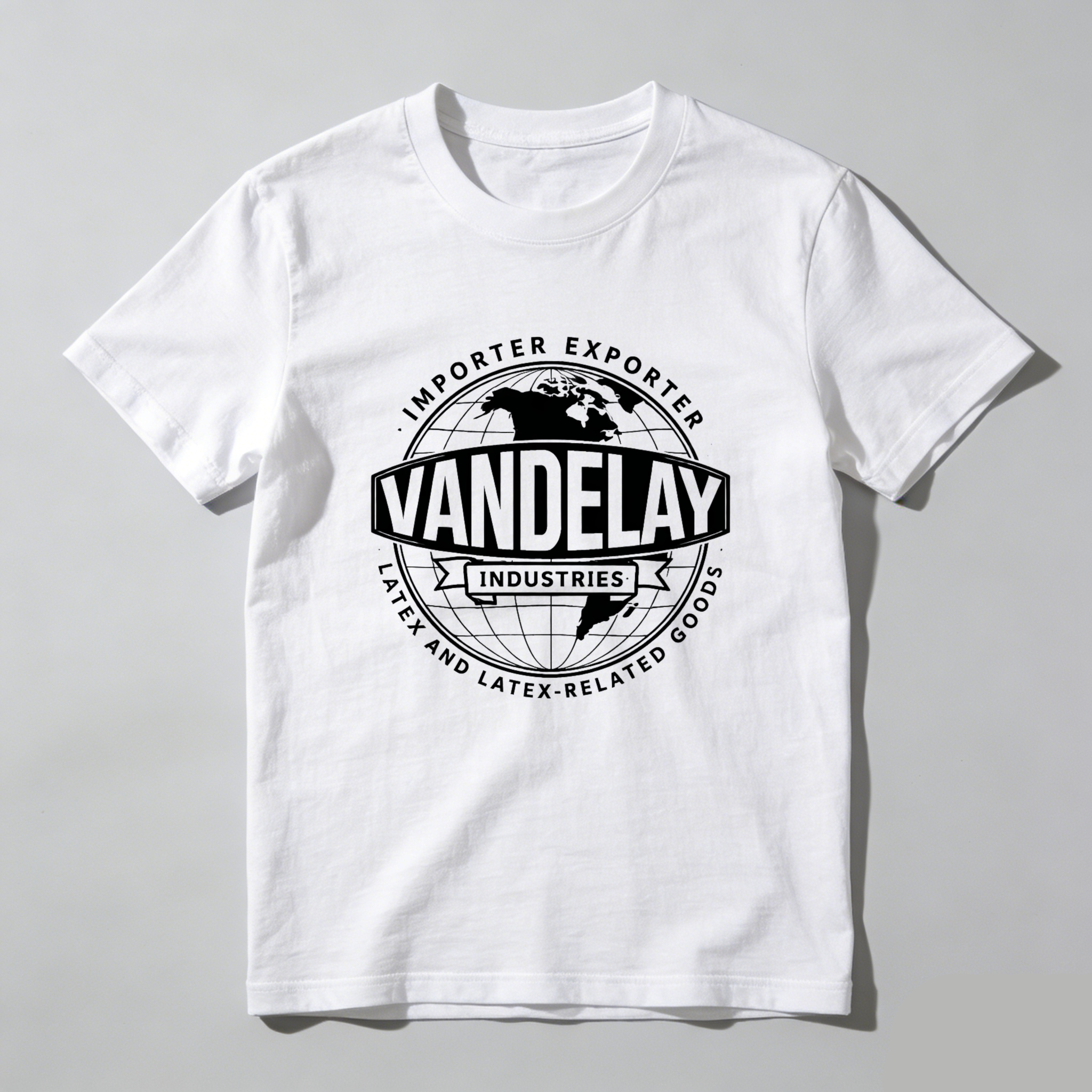 Dorawear™ Vandelay Industries Importer Exporter Latex Goods Pure Cotton Short Sleeve T-Shirt-Dorawear