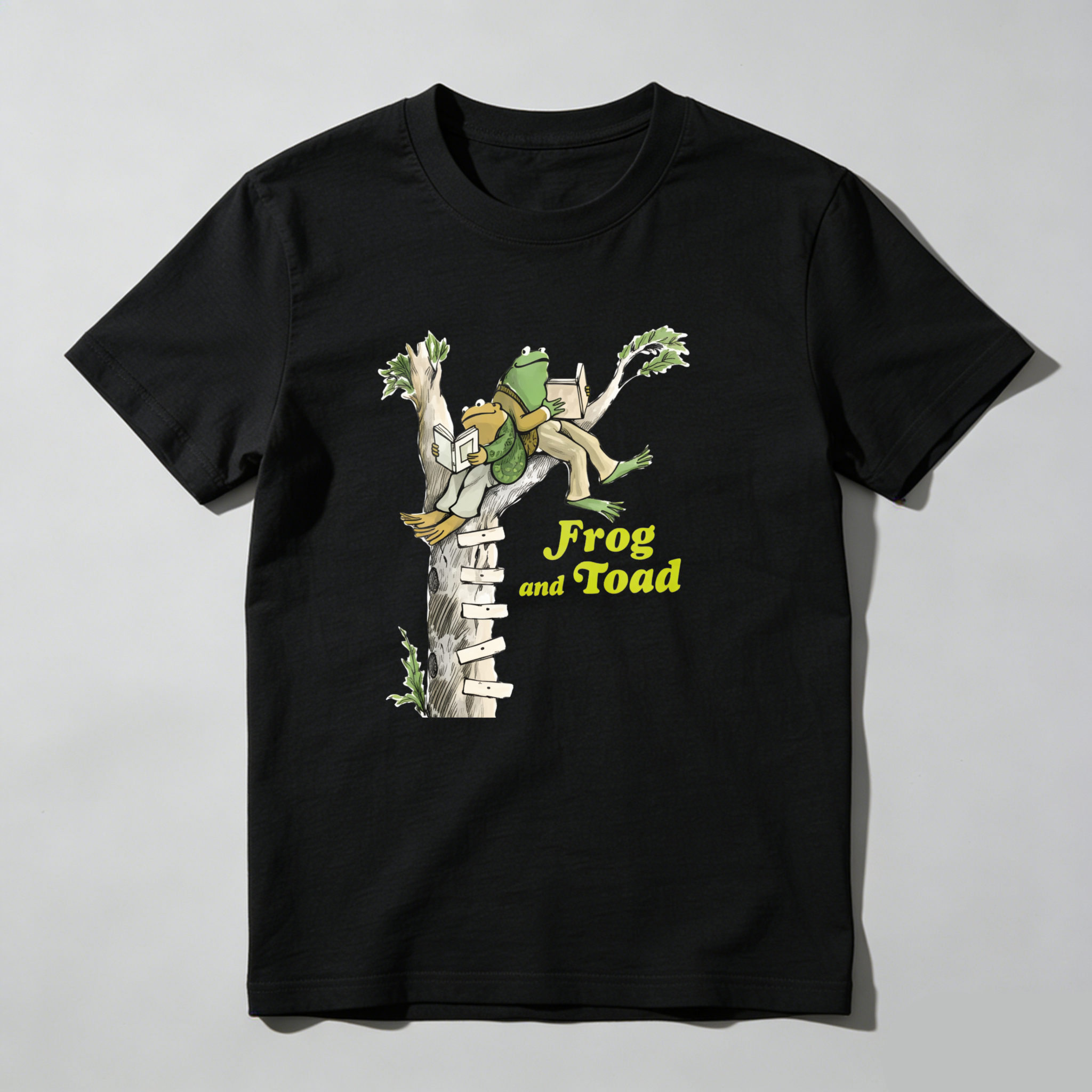 Dorawear Frog And Toad On Tree Trunk T Shirt