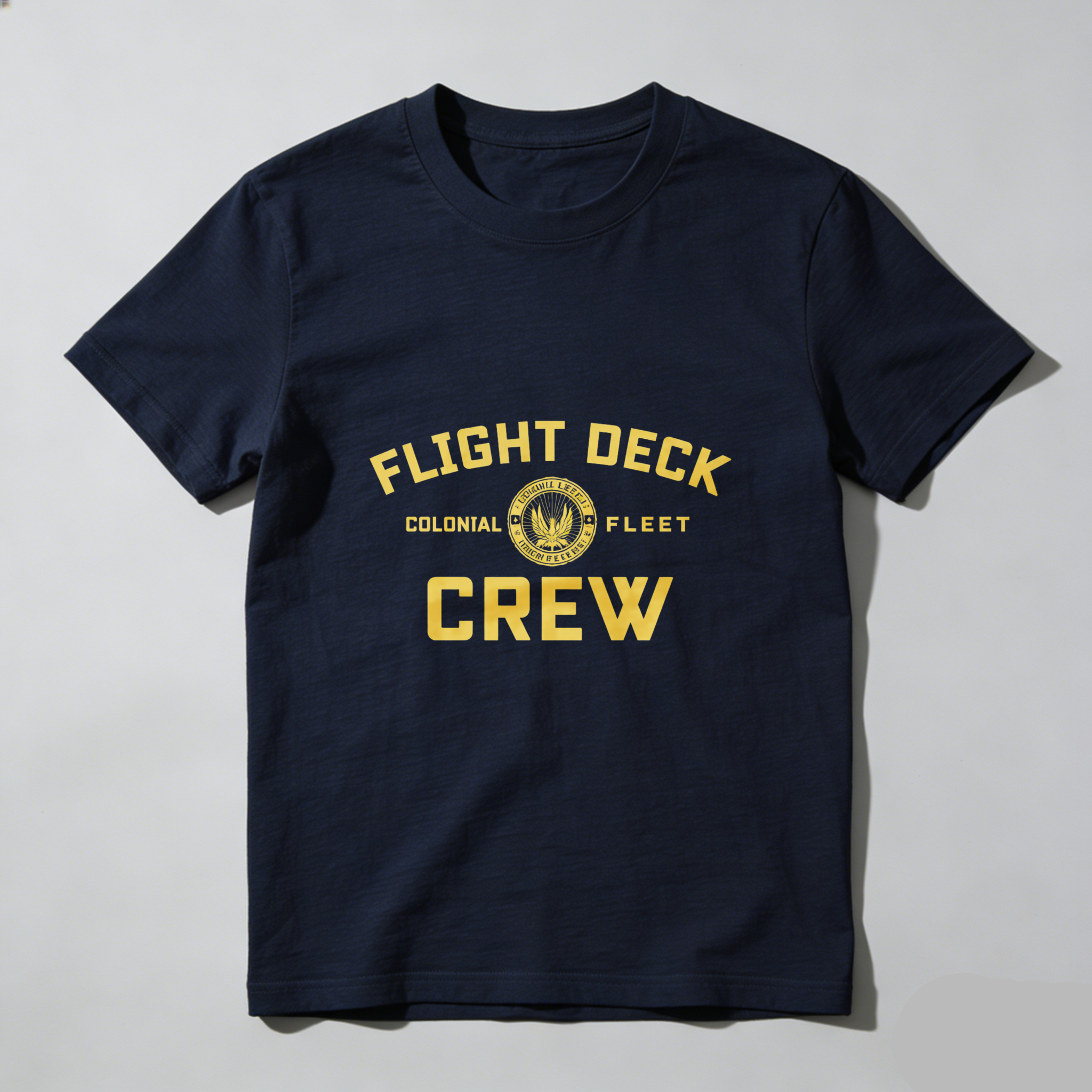 Dorawear™ Flight Deck Crew Colonial Fleet Pure Cotton Short Sleeve T Shirt-Dorawear