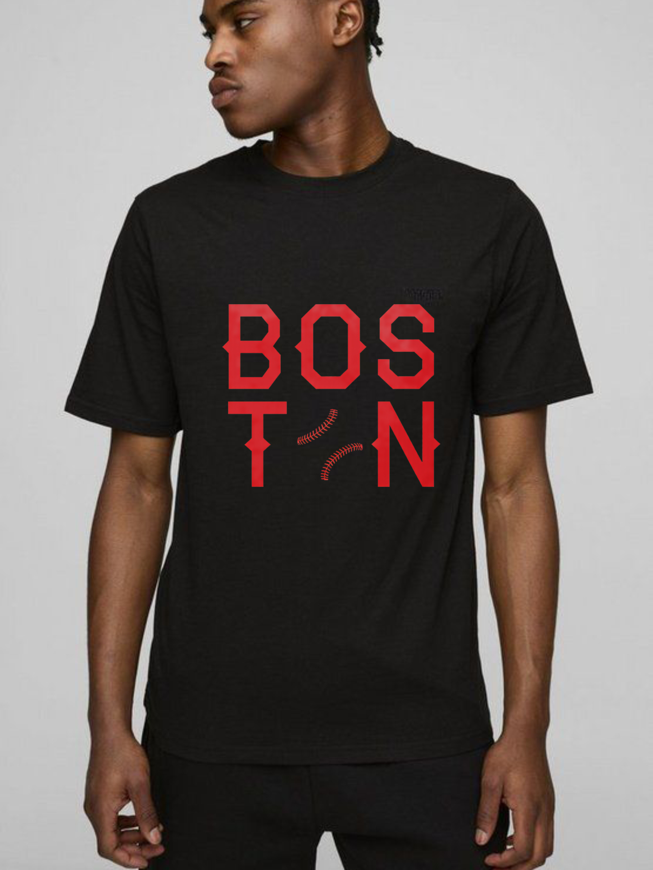 Dorawear™Boston Red Sox Baseball Design T Shirt