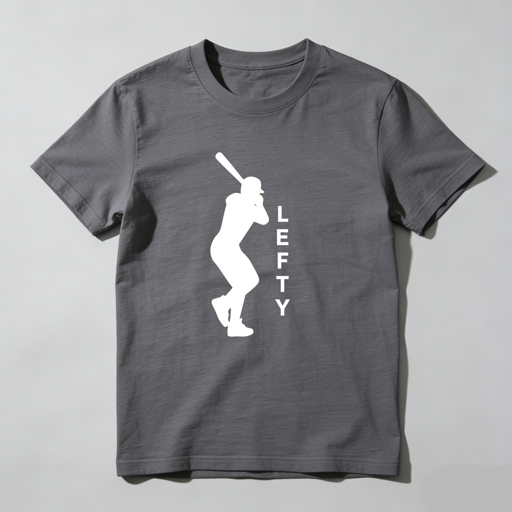 Dorawear™ Lefty Batter Silhouette Design Print  T Shirt