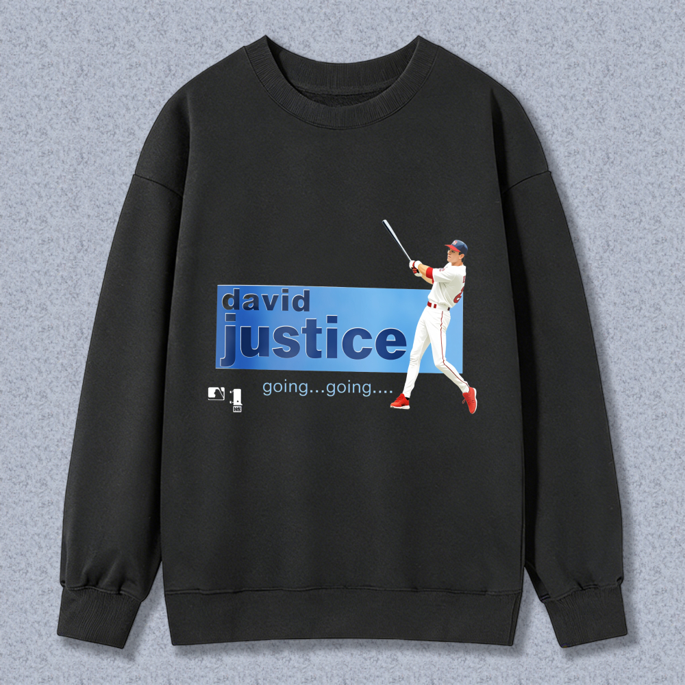 Dorawear™ David Justice Baseball Player Going Going Unisex Classic Sweatshirt