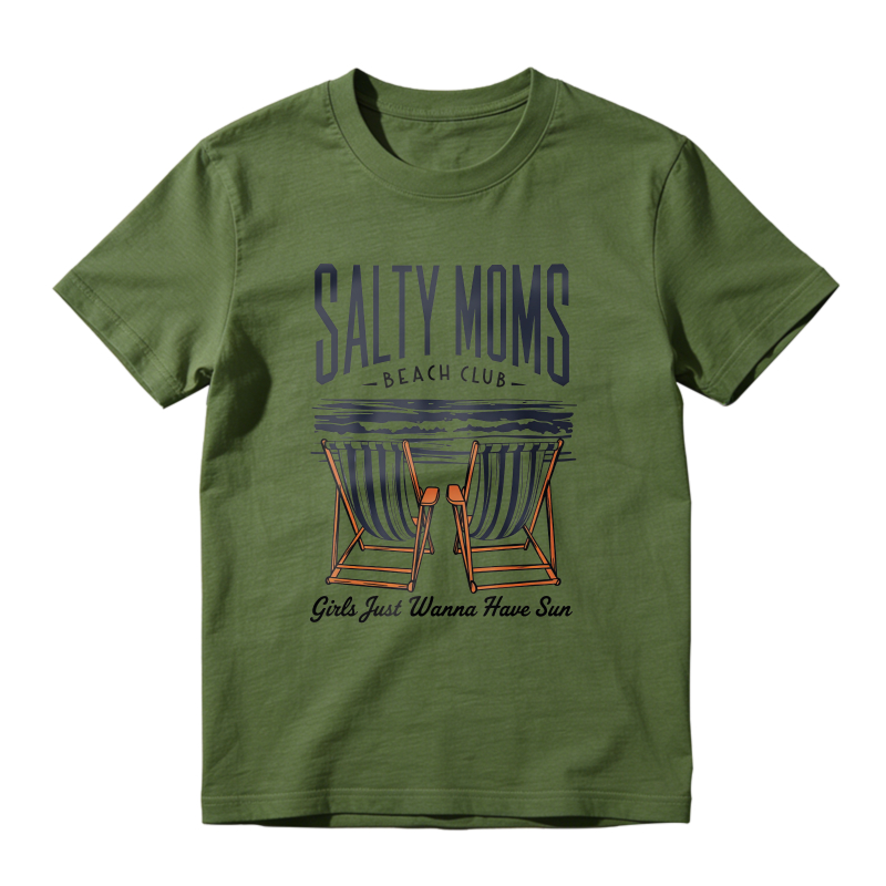 Salty Moms Beach Club Girls Just Wanna Have Sun Unisex Classic T-shirt