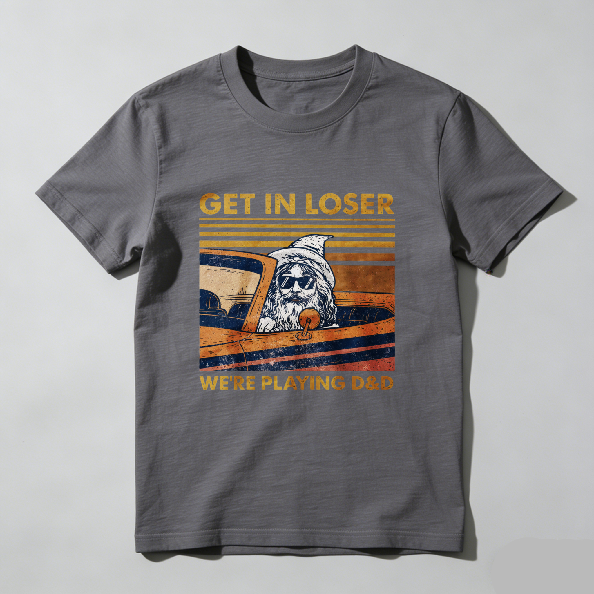 Dorawear™ Get In Loser We Re Playing D And D Pure Cotton Short Sleeve T Shirt-Dorawear