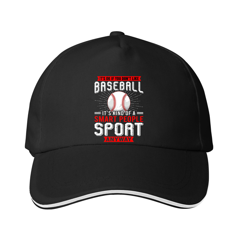 Dorawear™ Baseball Cap Baseball Sport Text And Ball Graphic For Sports Fans