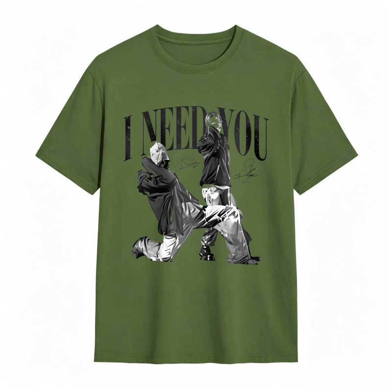 I Need You K-POP World Tour 2026 Vintage Hip Hop Graphic Tee