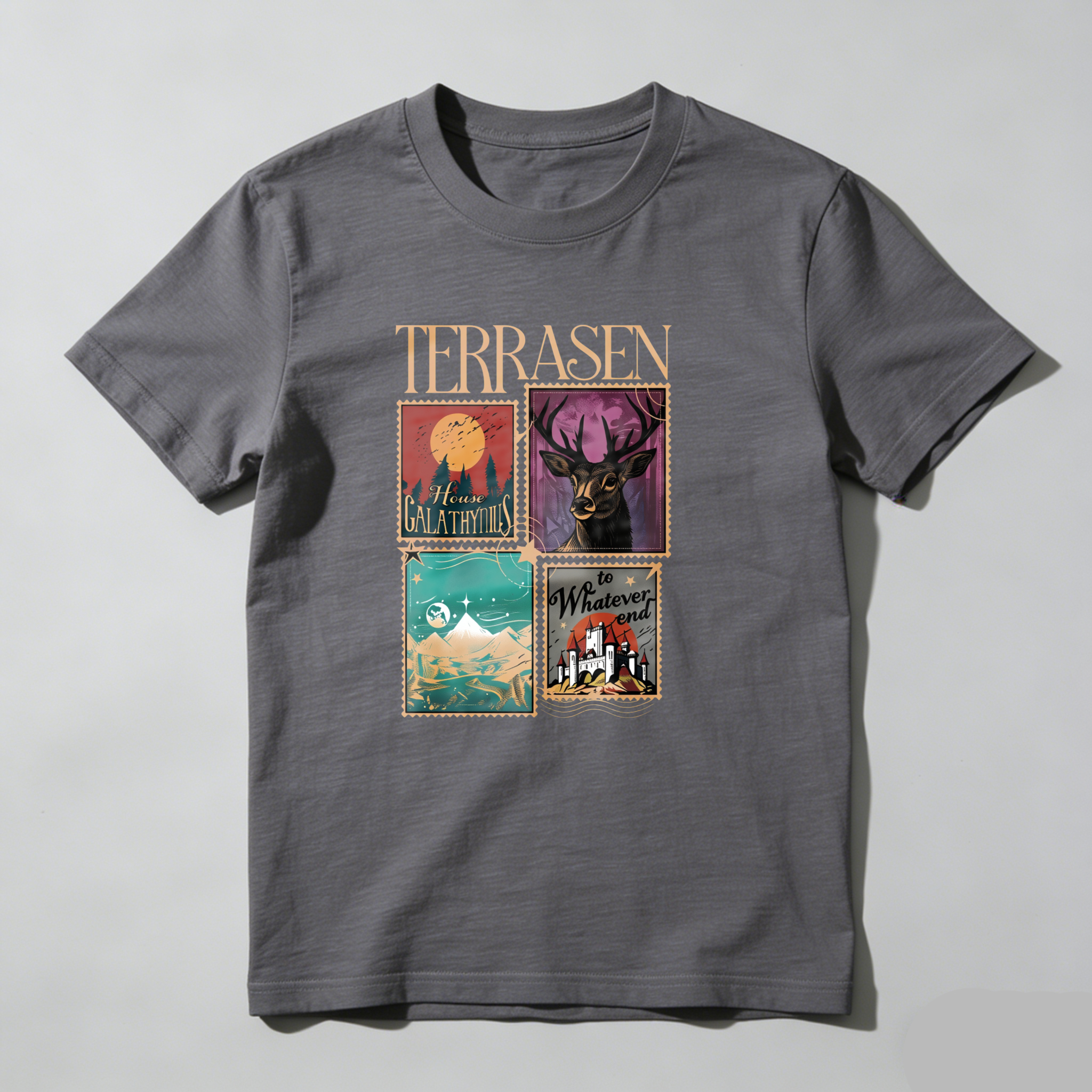 Dorawear™ Terrasen Mountain Glathria Stag Whateverland T Shirt