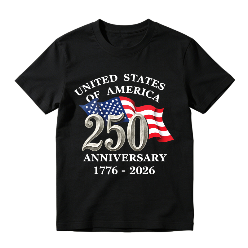 United States Of America 250 Anniversary 1776 2026 Flag Design Unisex Classic T-shirt