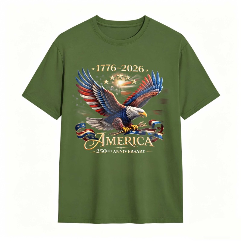 Dorawear™   American Eagle 1776 2026 America 250th Anniversary T-shirt