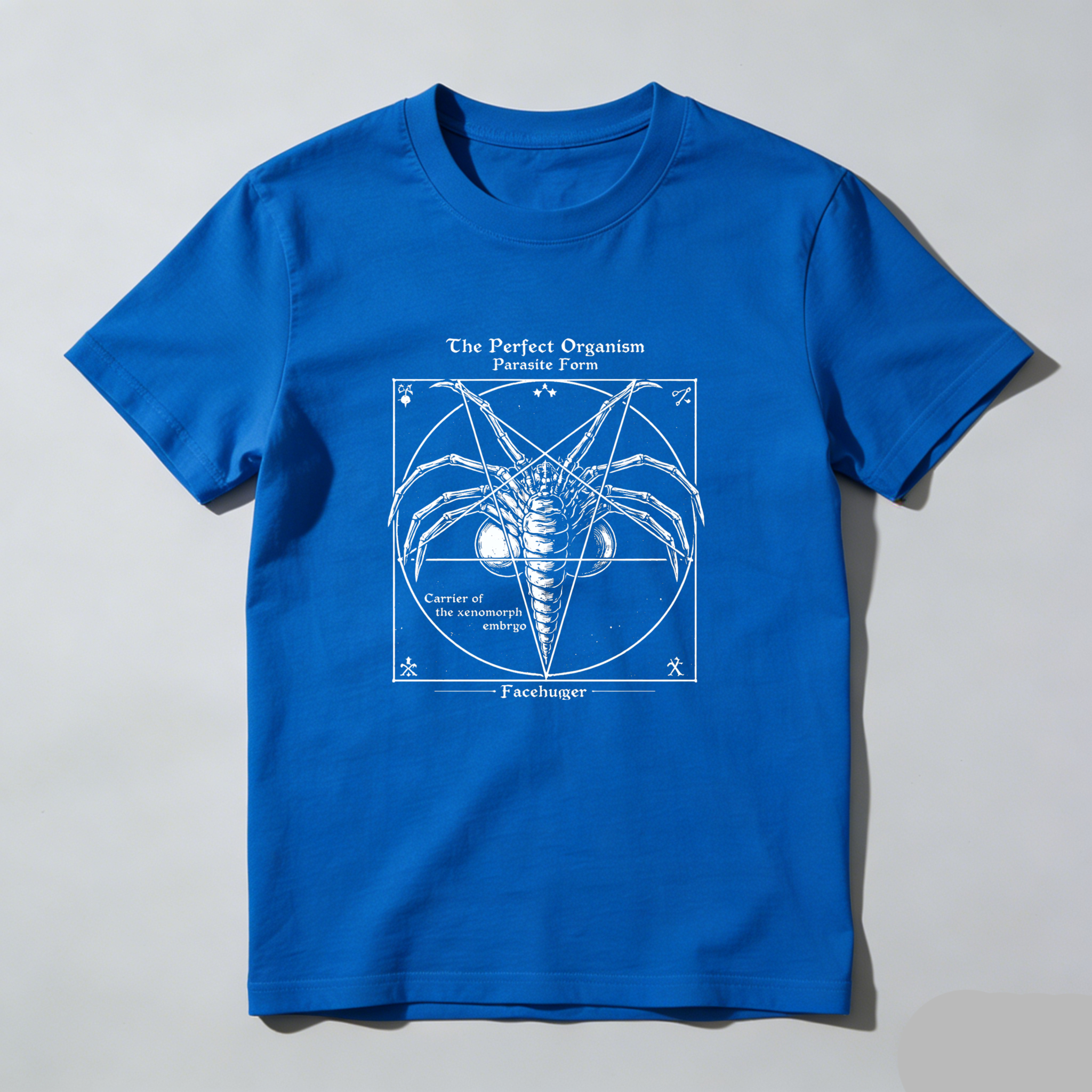 Dorawear™ The Perfect Organism Parasite Form Facehuger Pure Cotton Short Sleeve T Shirt-Dorawear