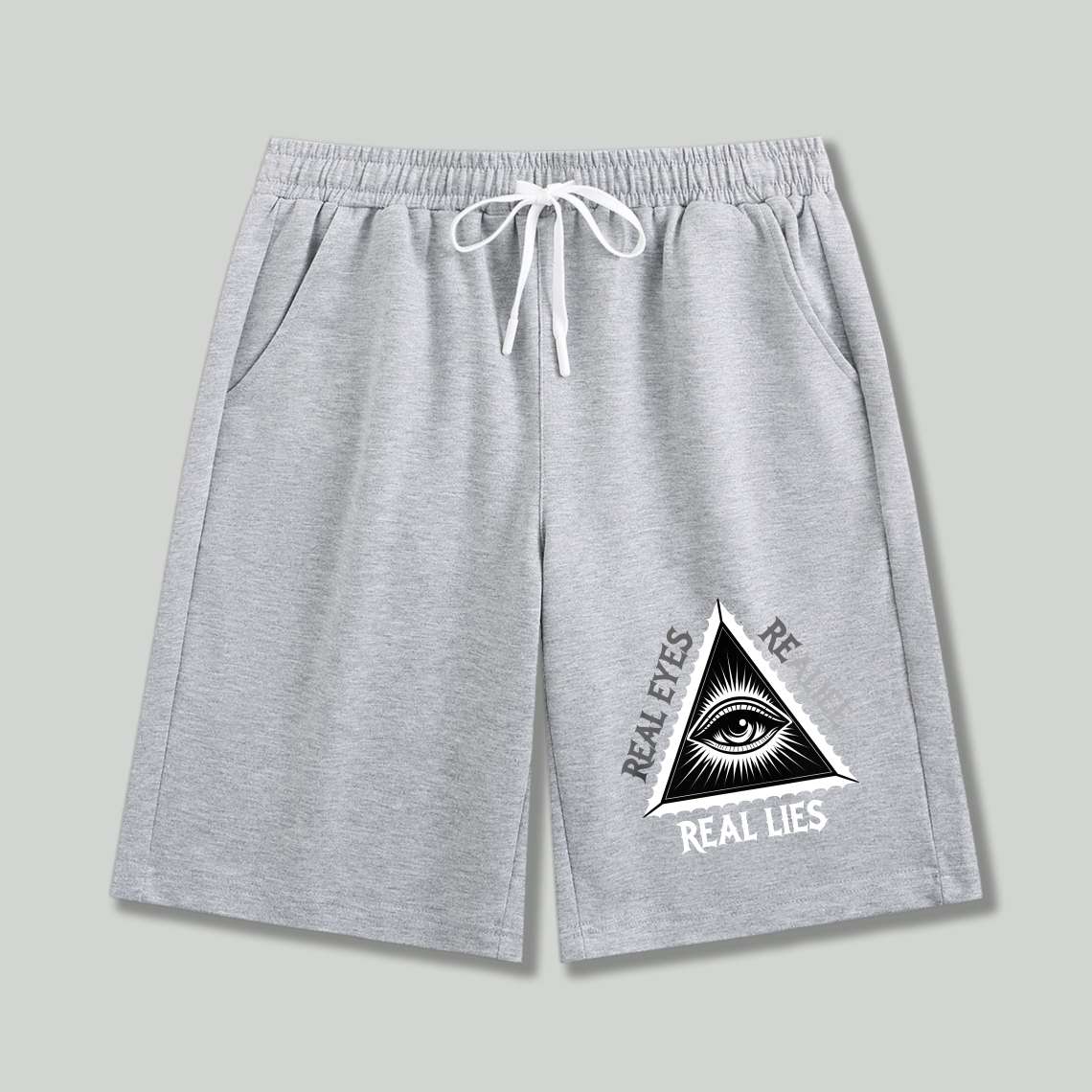 Dorawear™ All Seeing Eye Real Eyes Real Lies Shorts