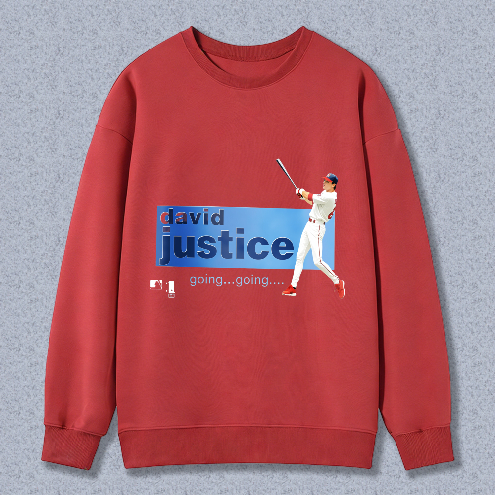 Dorawear™ David Justice Baseball Player Going Going Unisex Classic Sweatshirt