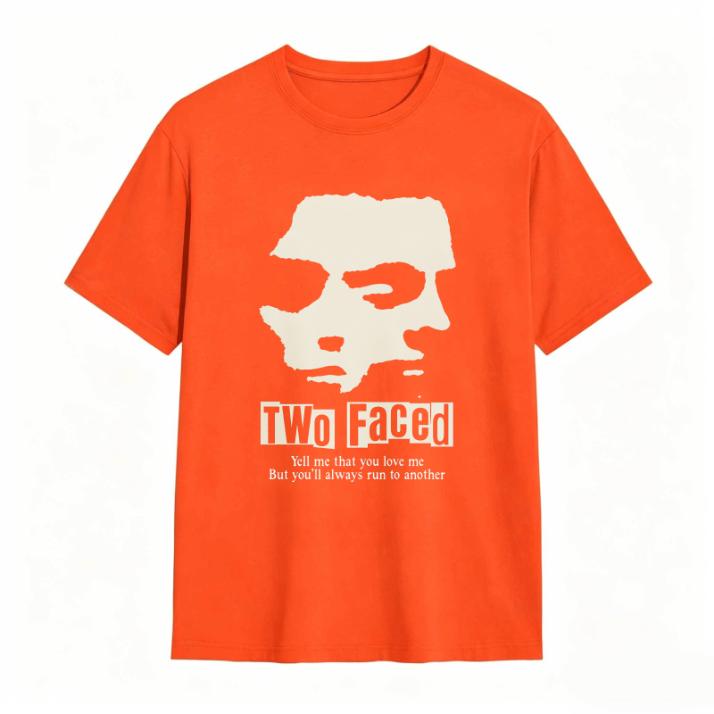 Dorawear™Two Faced Skull Design With Quote Unisex Classic T-shirt
