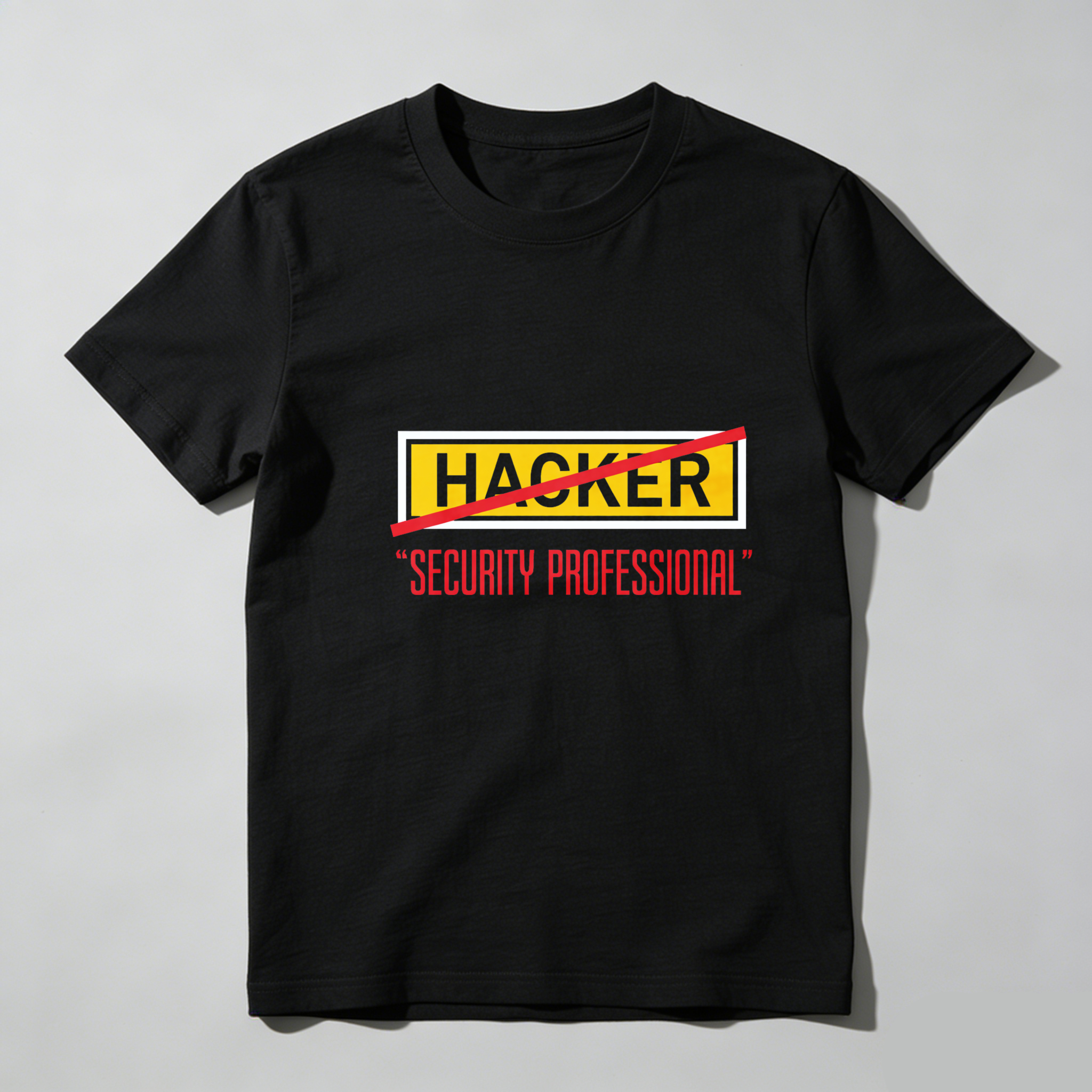 Dorawear™ Hacker Security Professional Pure Cotton Short Sleeve T Shirt-Dorawear