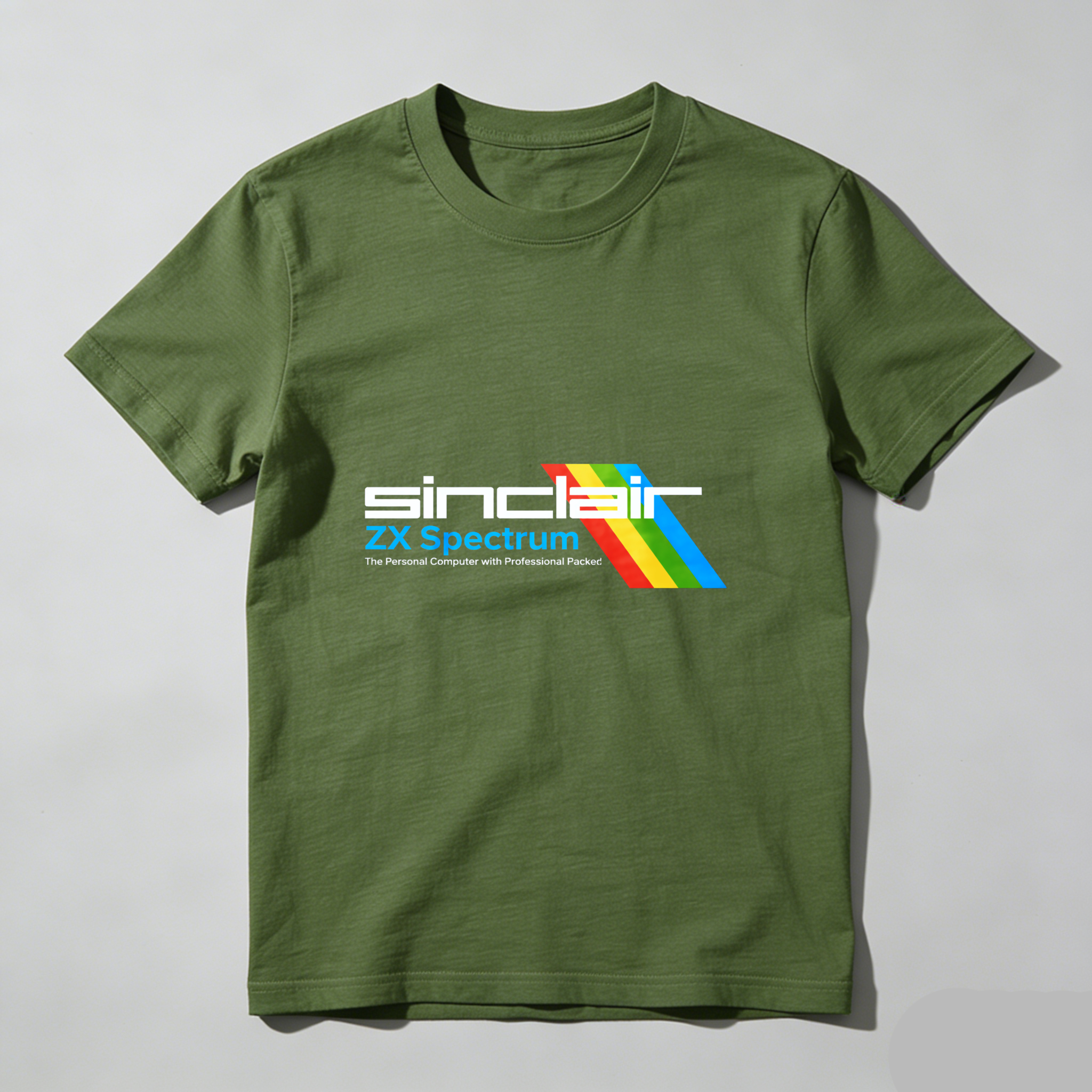 Dorawear™ Sinclair ZX Spectrum Logo Retro Gaming Pure Cotton Short Sleeve T-Shirt-Dorawear