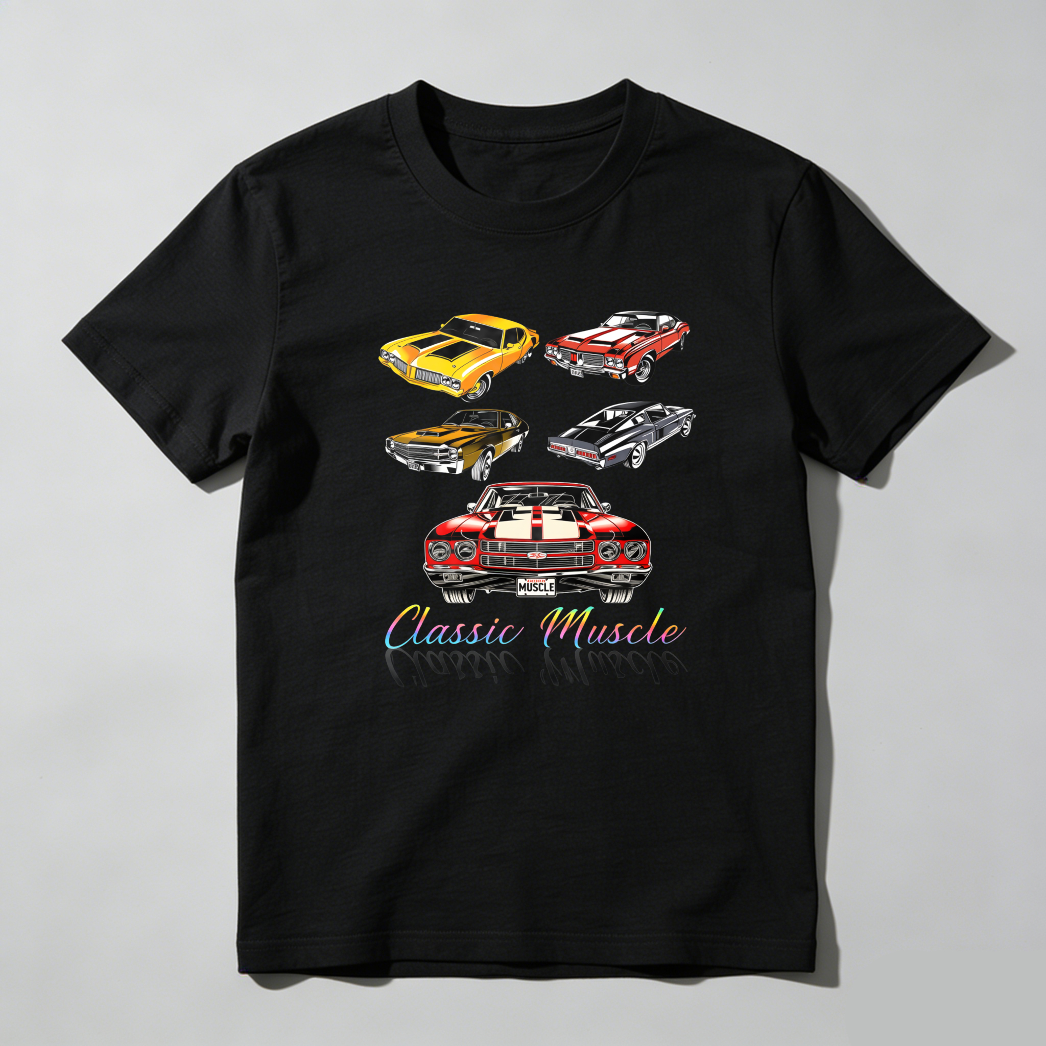 Dorawear Classic Muscle Cars Collection Design T Shirt