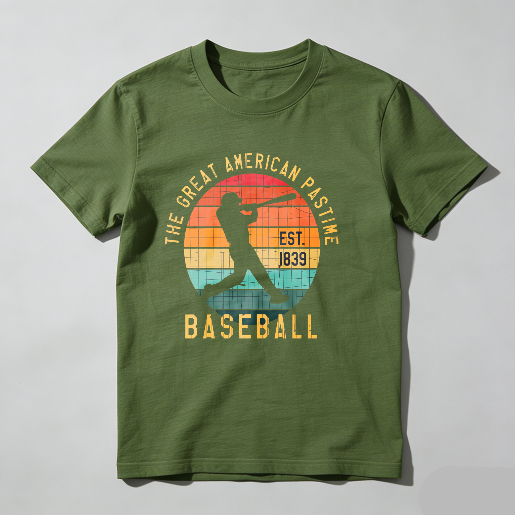 Dorawear™The Great American Pastime Baseball Est 1839 T Shirt