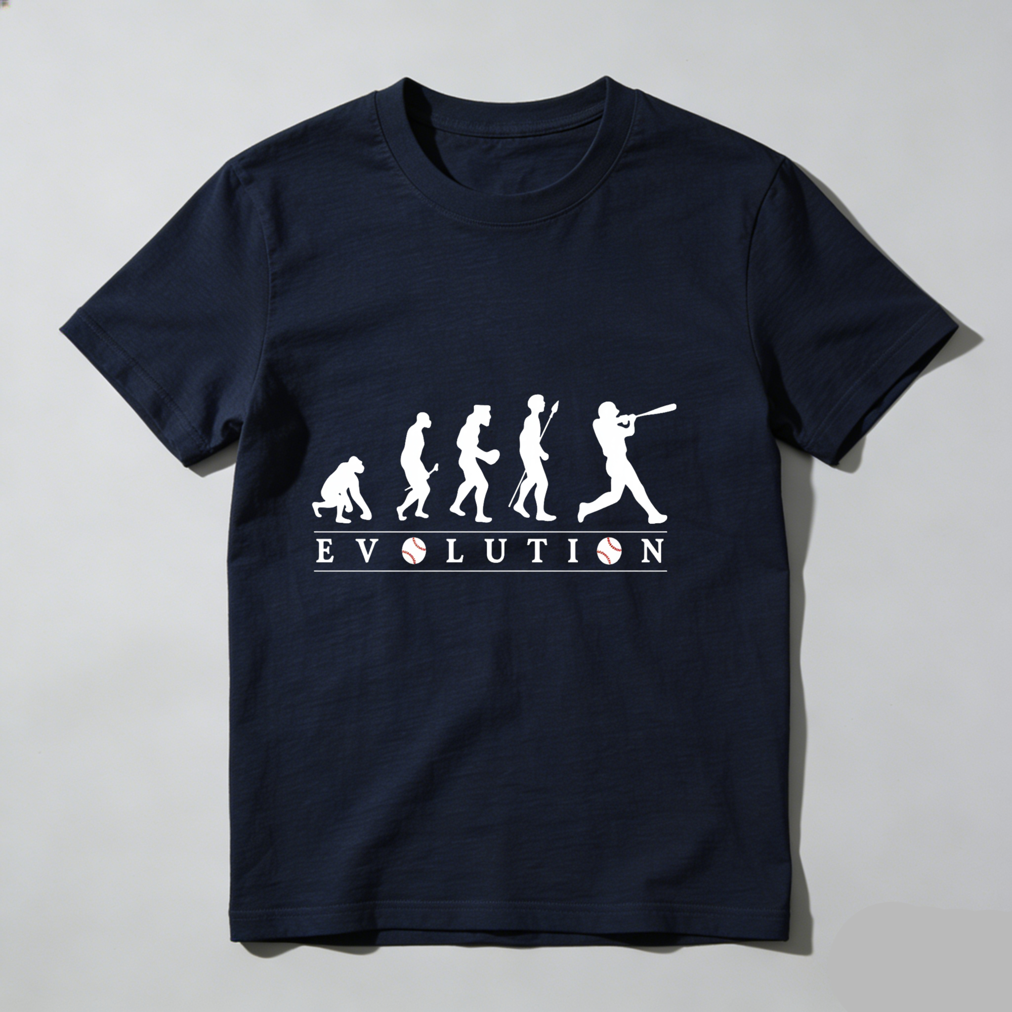Dorawear™ Evolution Of Baseball Player  T Shirt