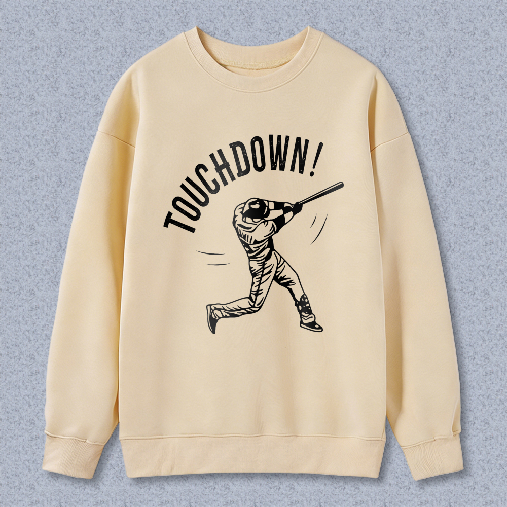 Dorawear™ Touchdown Baseball Player Graphic Unisex Classic Sweatshirt