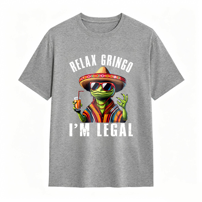 Dorawear™ Relax Gringo I M Legal Frog With Sombrero And Beer Unisex Classic T-shirt