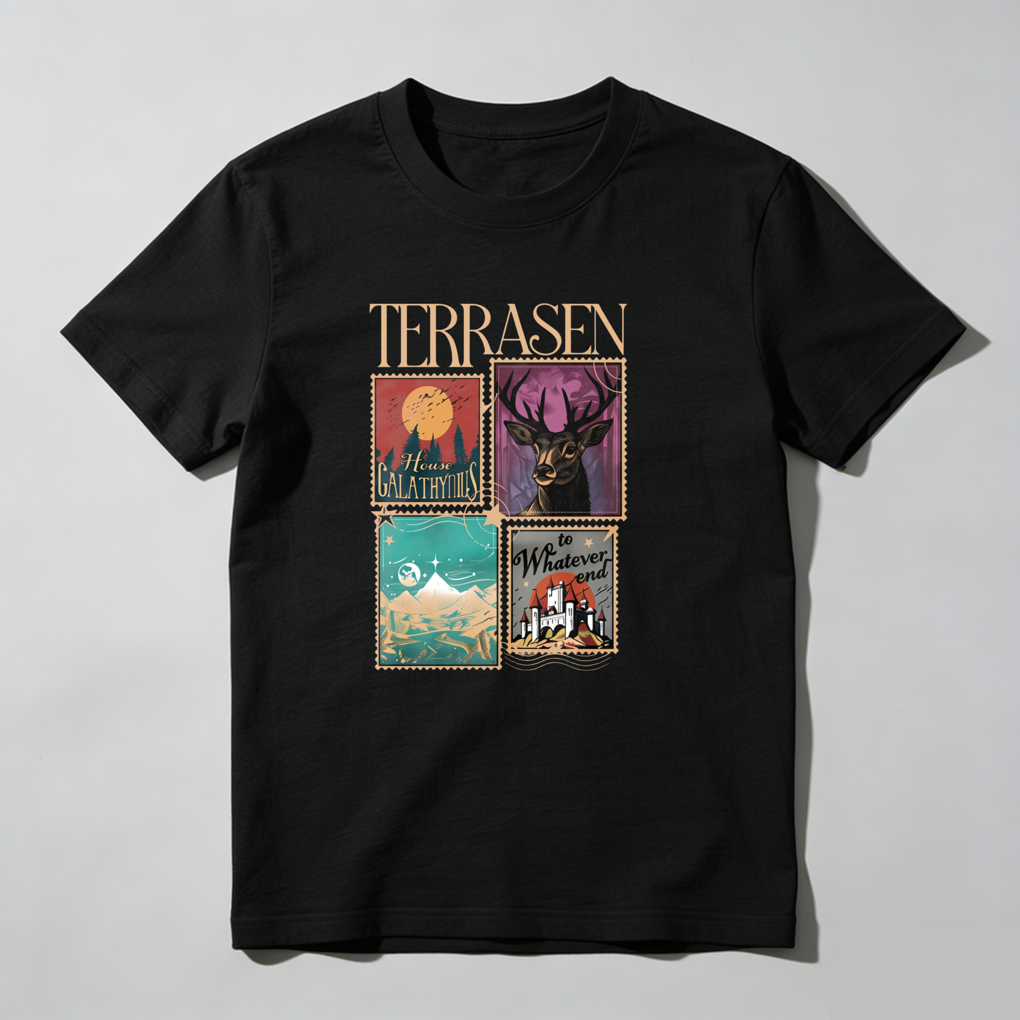 Dorawear™ Terrasen Mountain Glathria Stag Whateverland T Shirt