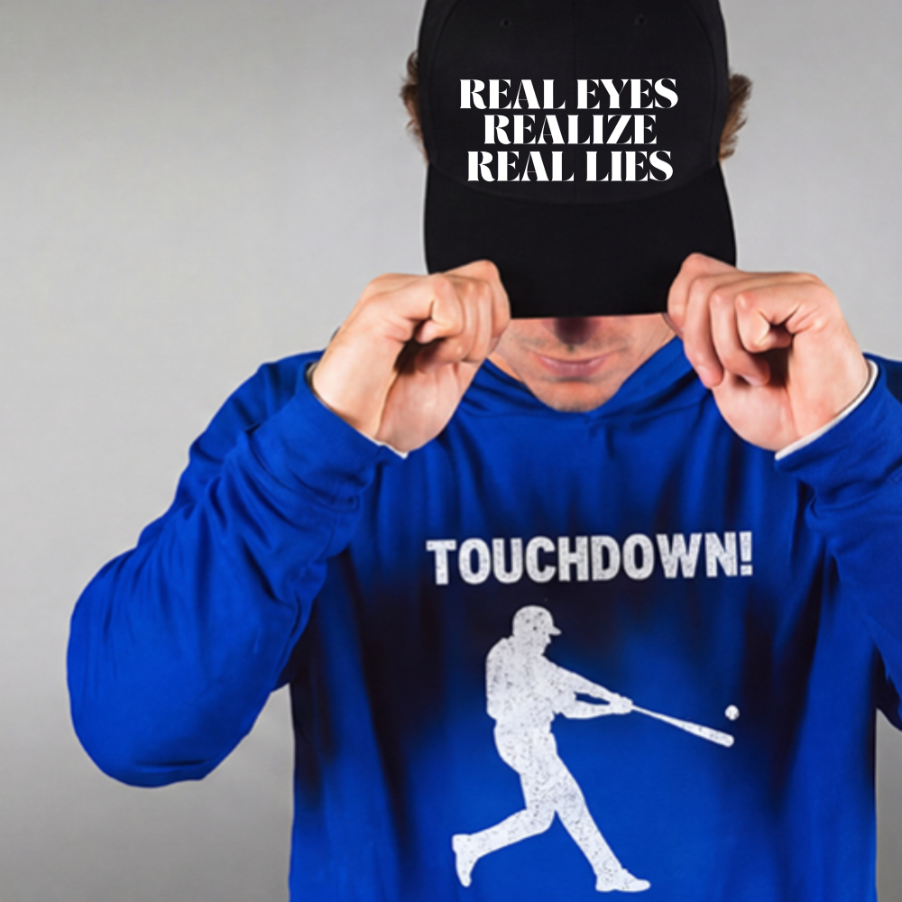 Dorawear™ Real Eyes Realize Real Lies Graphic Baseball Cap
