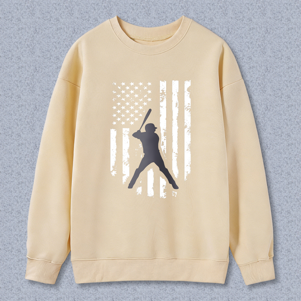 Dorawear™ American Flag Design Unisex Classic Sweatshirt