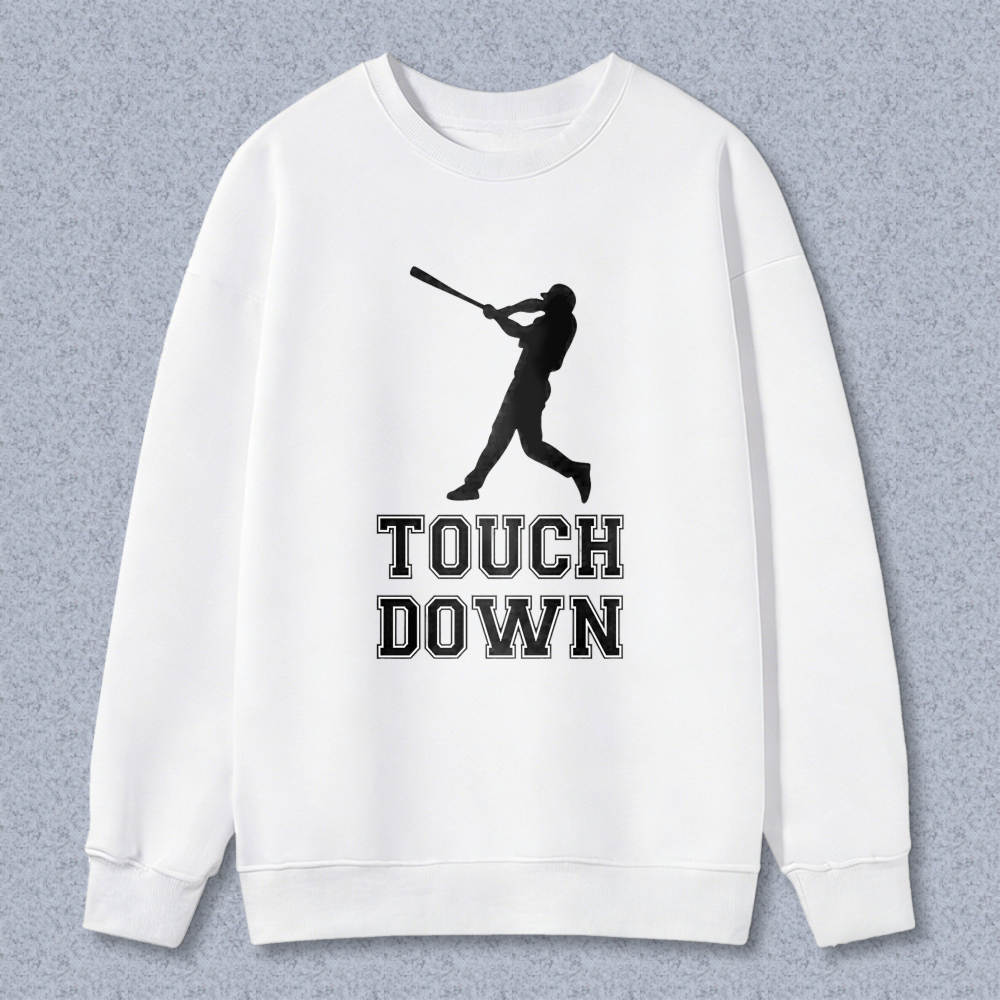 Dorawear™ Baseball Player Silhouette Touch Down Unisex Classic Sweatshirt