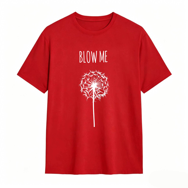 Dorawear™ Dandelion Blow Me Text Design Unisex Classic T-shirt
