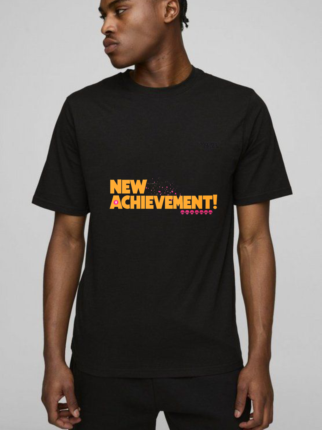 Dorawear™ New Achievement With Pink Stars And Dots T Shirt