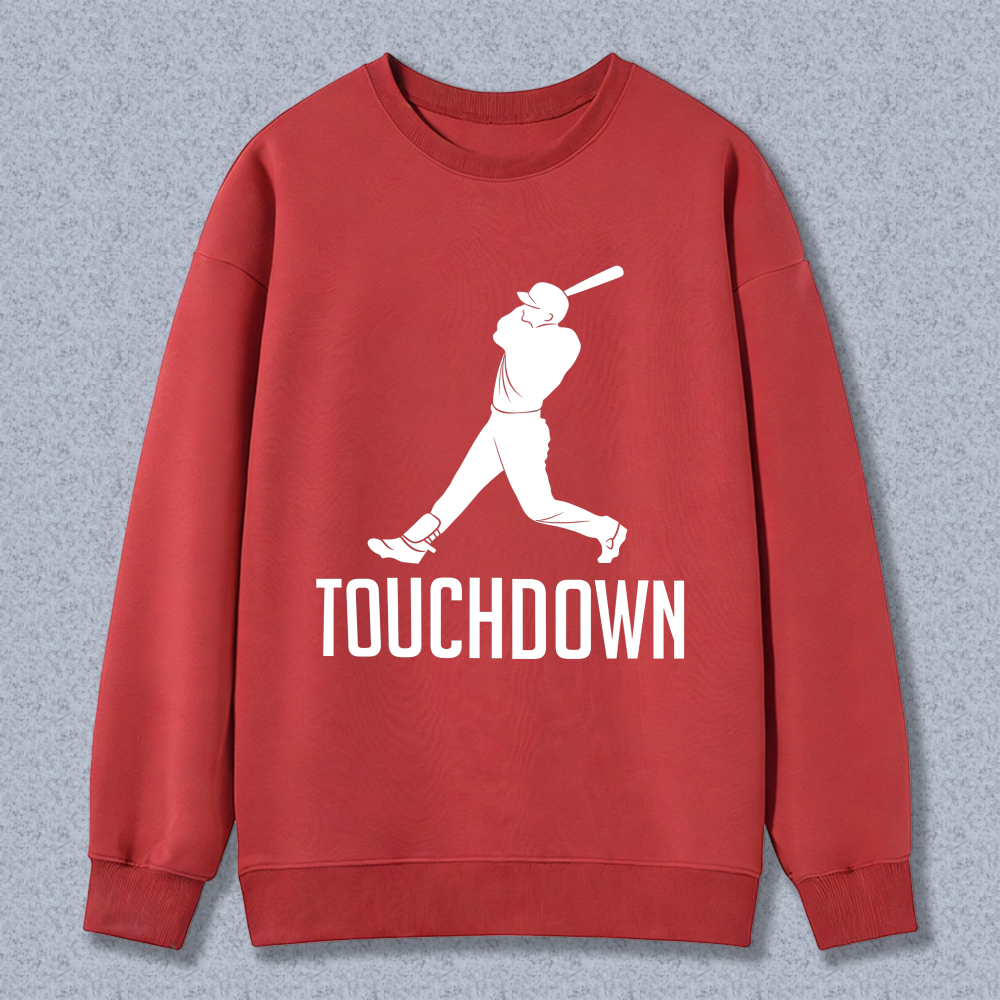 Dorawear™ Baseball Player Silhouette Touchdown Unisex Classic Sweatshirt
