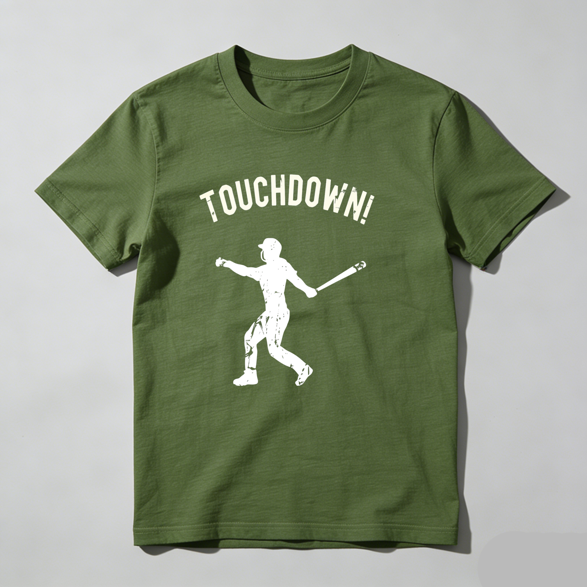 Dorawear™ Touchdown Player Baseball Bat Action Pose  T Shirt