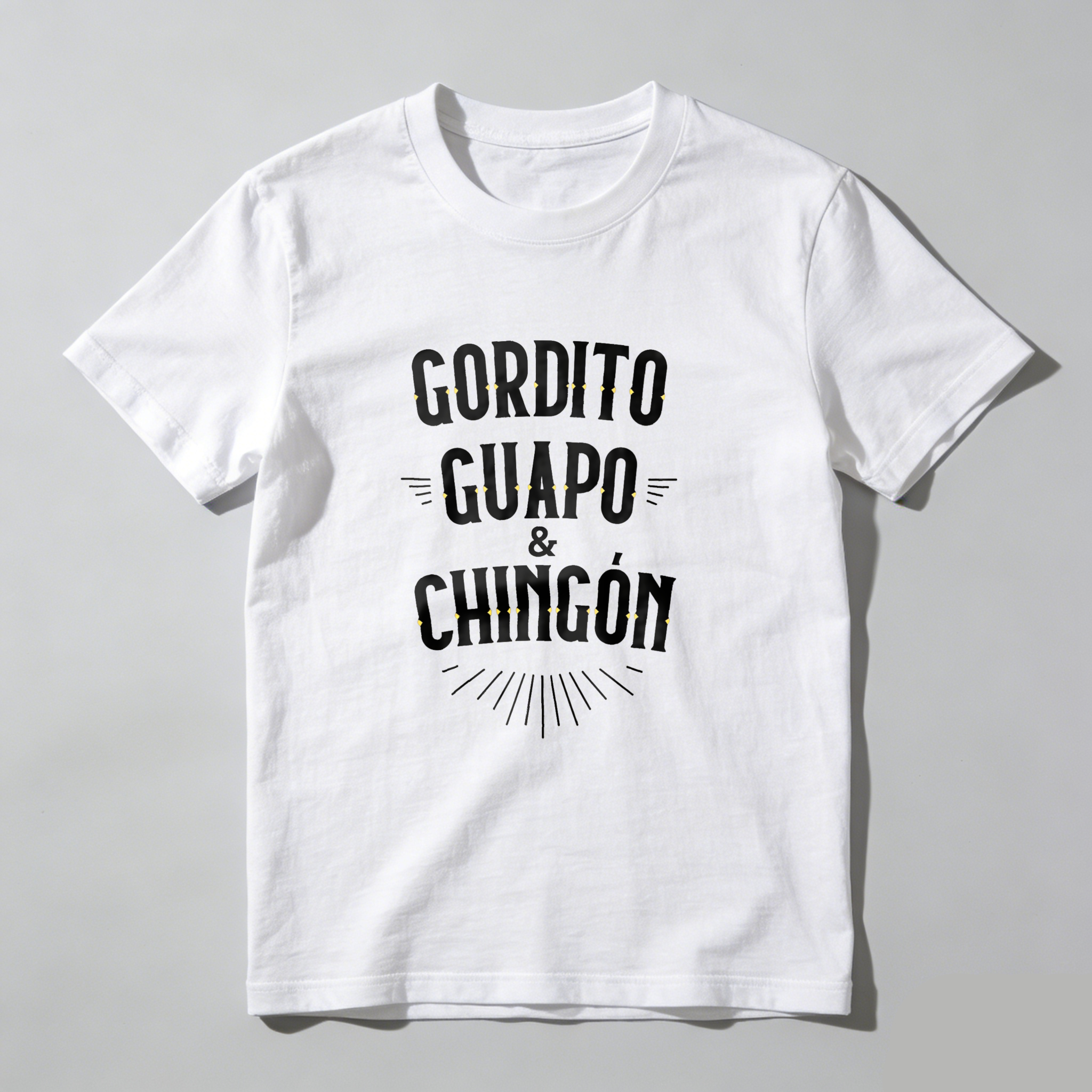 Dorawear™Summer t Shirts Chubby, Handsome and Awesome - Funny Mexican T-Shirt