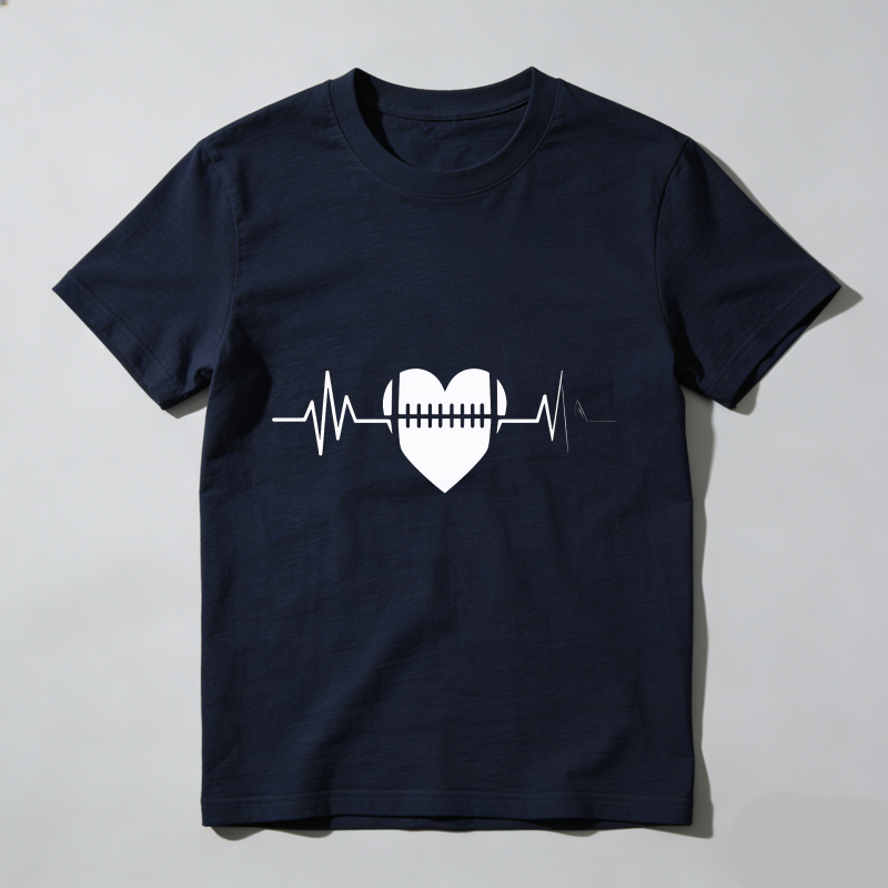 Dorawear™ Heart Beat With Stitched Design T Shirt