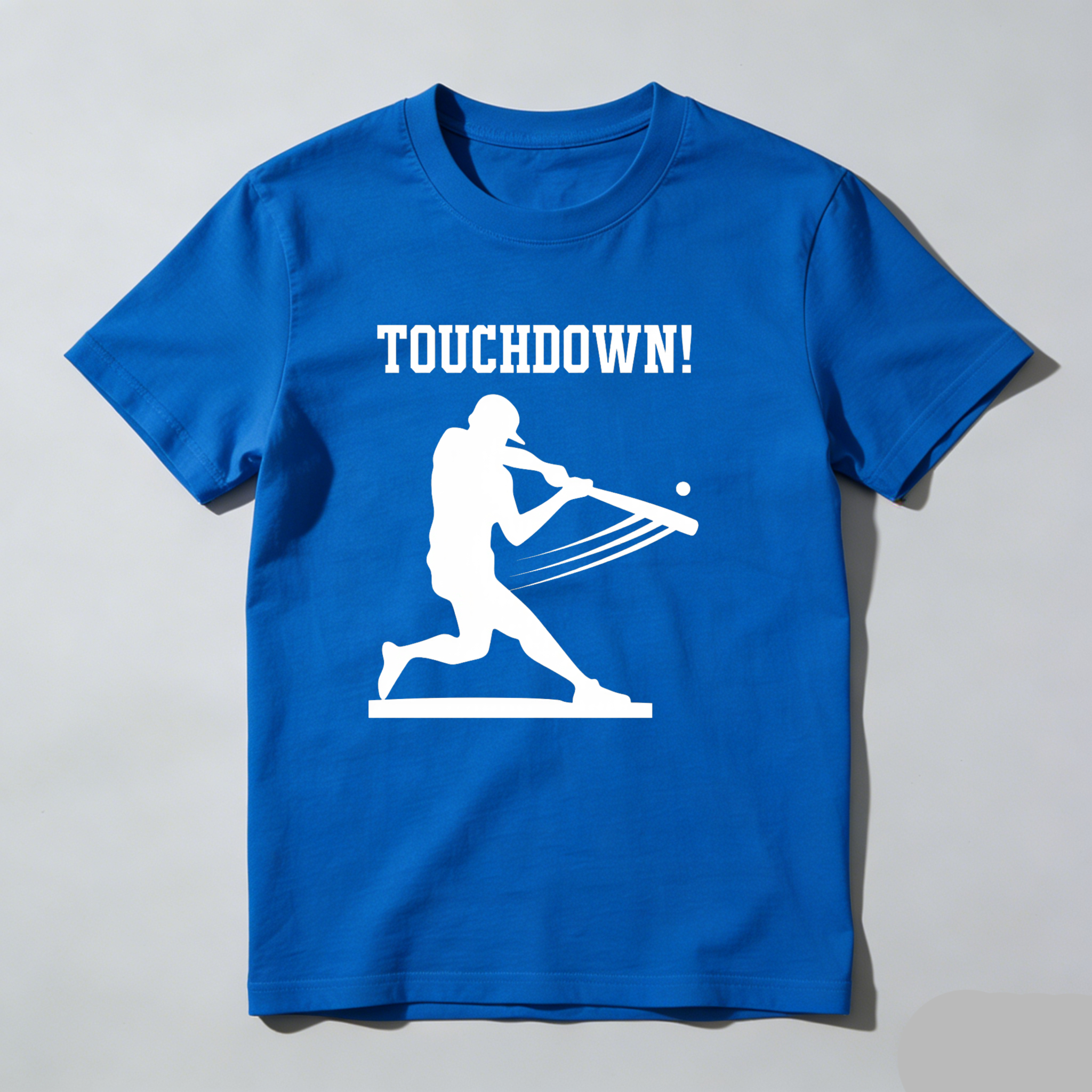 Dorawear™ Touchdown Player Hitting Ball Silhouette  T Shirt