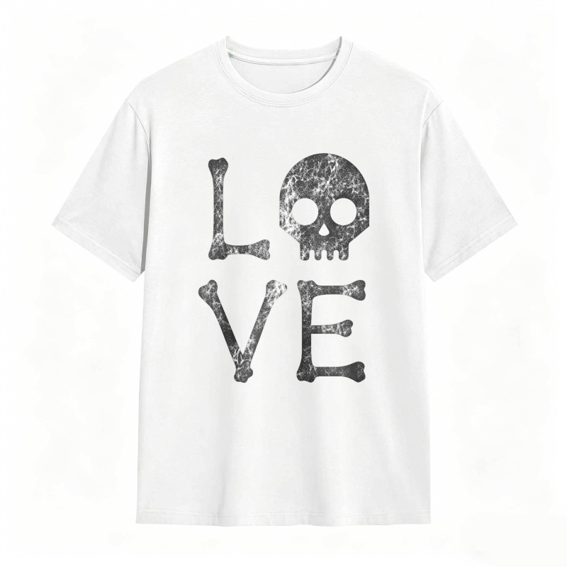 Dorawear™Love Skull Design Unisex Classic T-shirt