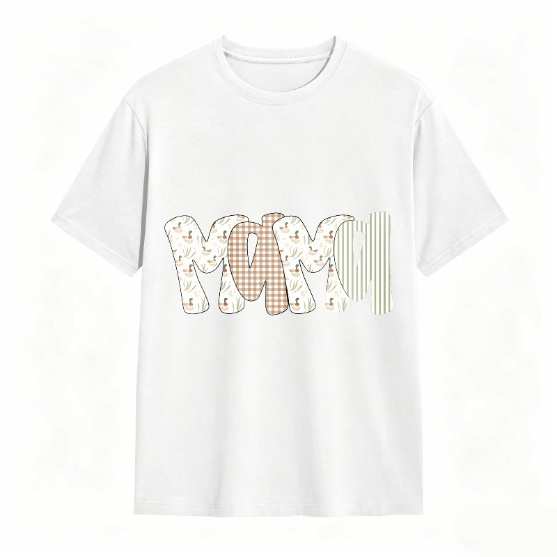 Dorawear™Mama Patterned Text Design Unisex Classic T-shirt