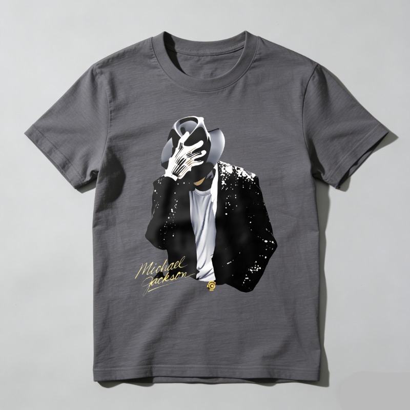 Dorawear™ Michael Jackson Iconic Pose With Glove And Hat T Shirt 100% cotton