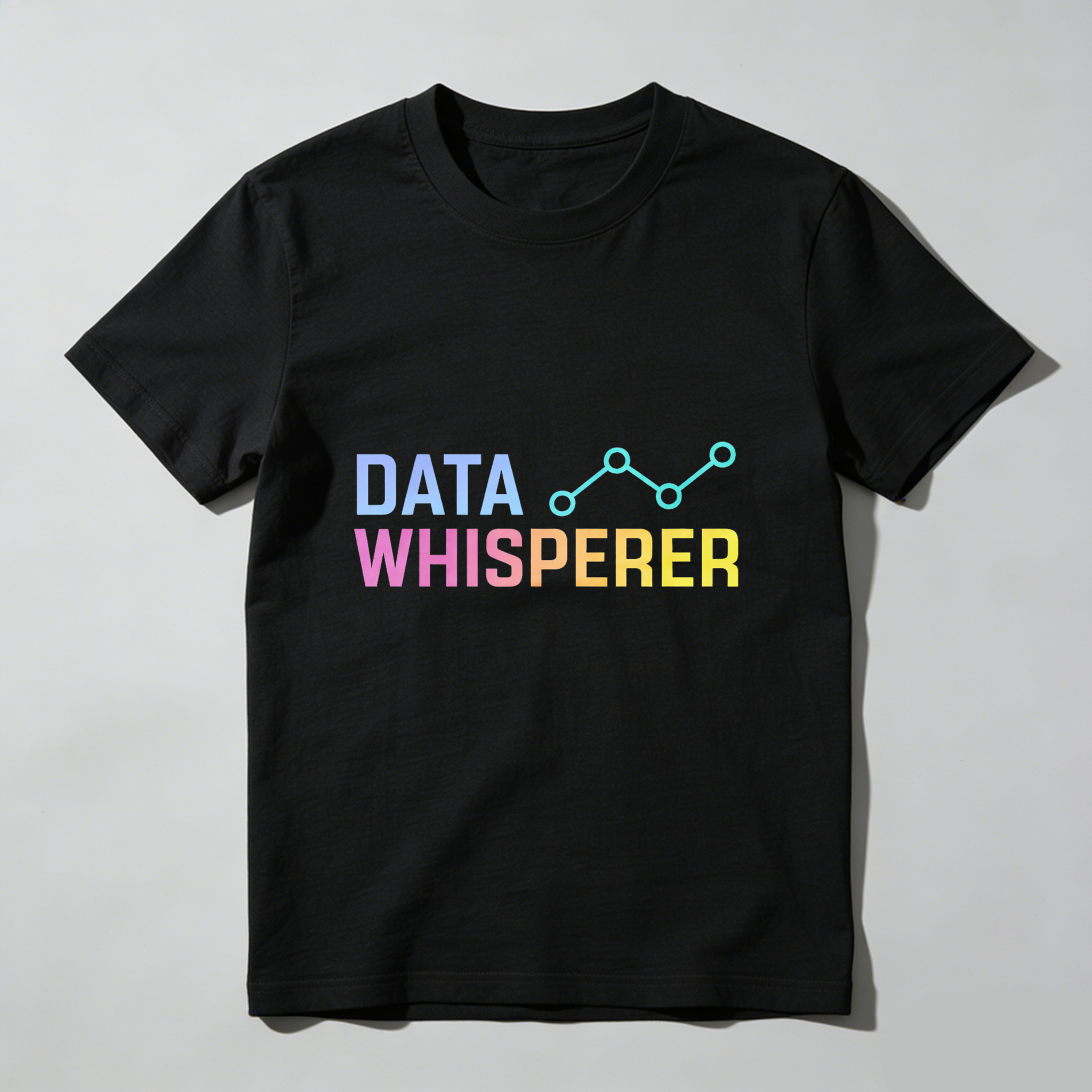 Dorawear™ Data Whisperer Chart Design Pure Cotton Short Sleeve T Shirt-Dorawear