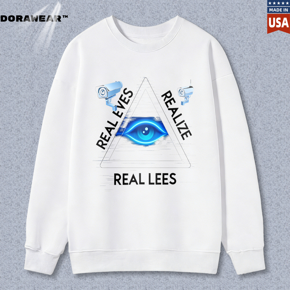 Dorawear™ Eye In Triangle Real Eyes Realize Real Lees Unisex Classic Sweatshirt