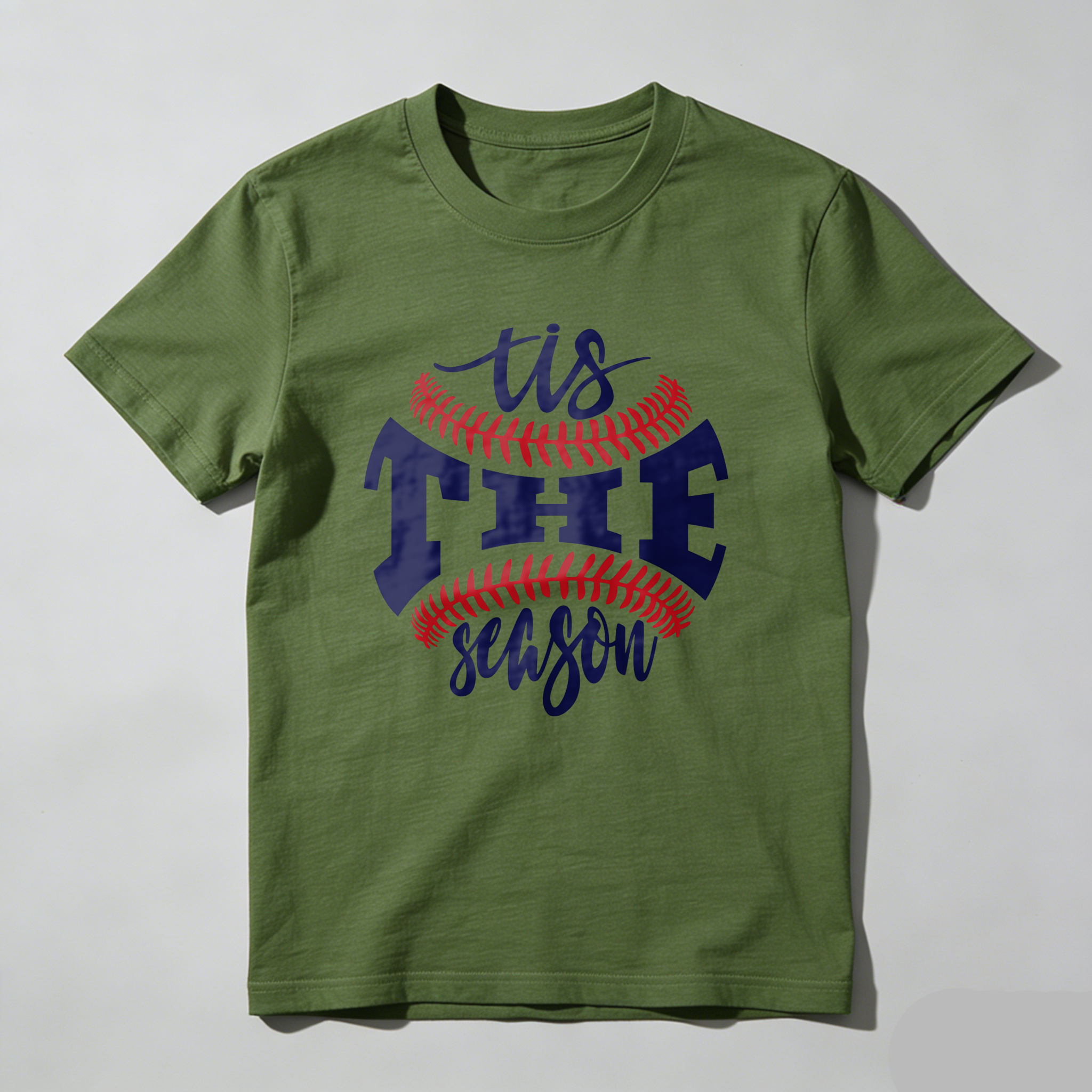 Dorawear™ Tis The Season Baseball Design  T Shirt-Dorawear