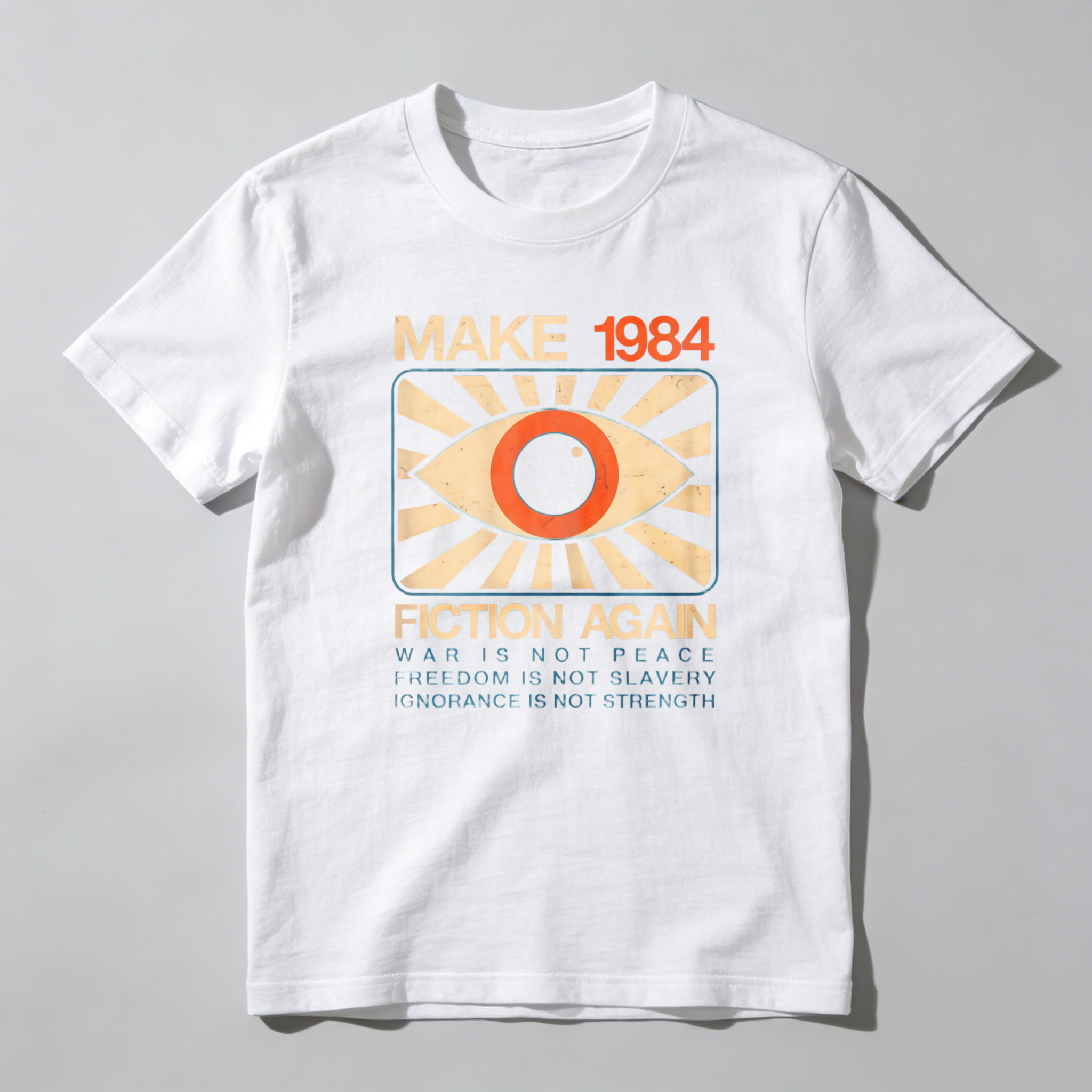 Dorawear™  Make 1984 Fiction Again Eye Symbol T Shirt