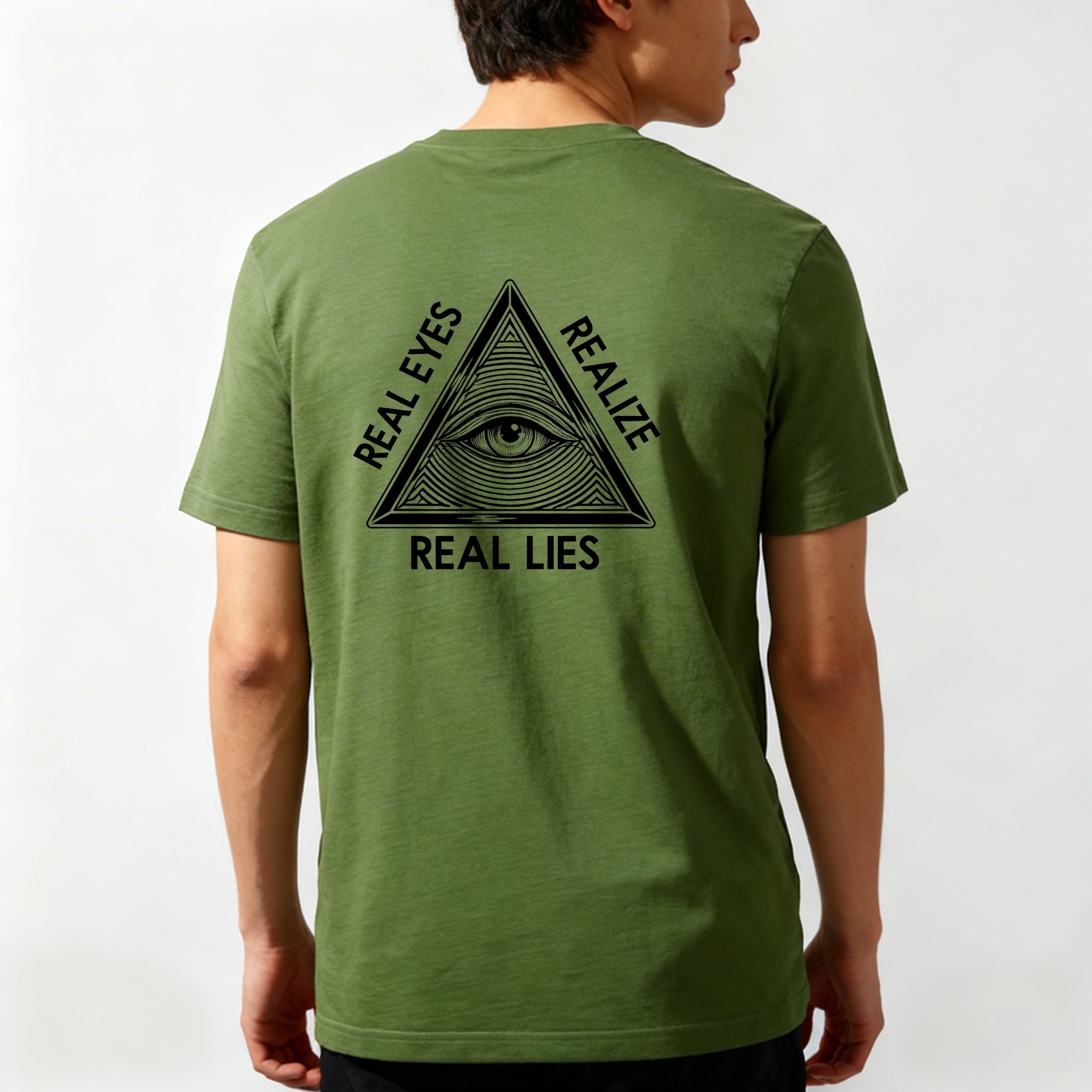 Dorawear™ Real Eyes Realize Real Lies Pyramid Eye T Shirt
